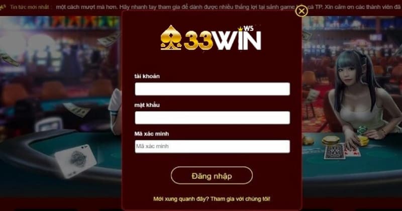 33Win Đăng Nhập – Truy Cập Tài Khoản Nhanh 2026 4 xử lý các vấn đề 33Win đăng nhập